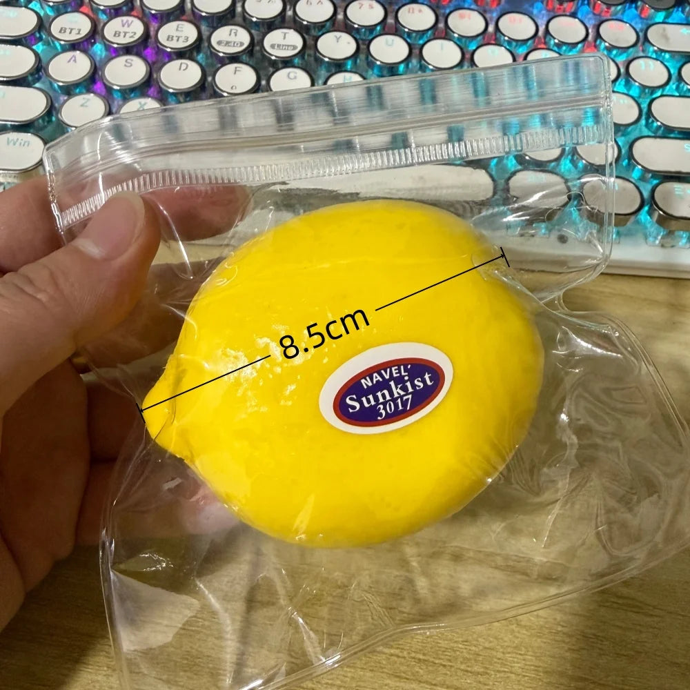 Stress Relief Toy Mango Squishy Ball Super Slow Rebound Decompression Fidget Butter Toy Anxiety Relief