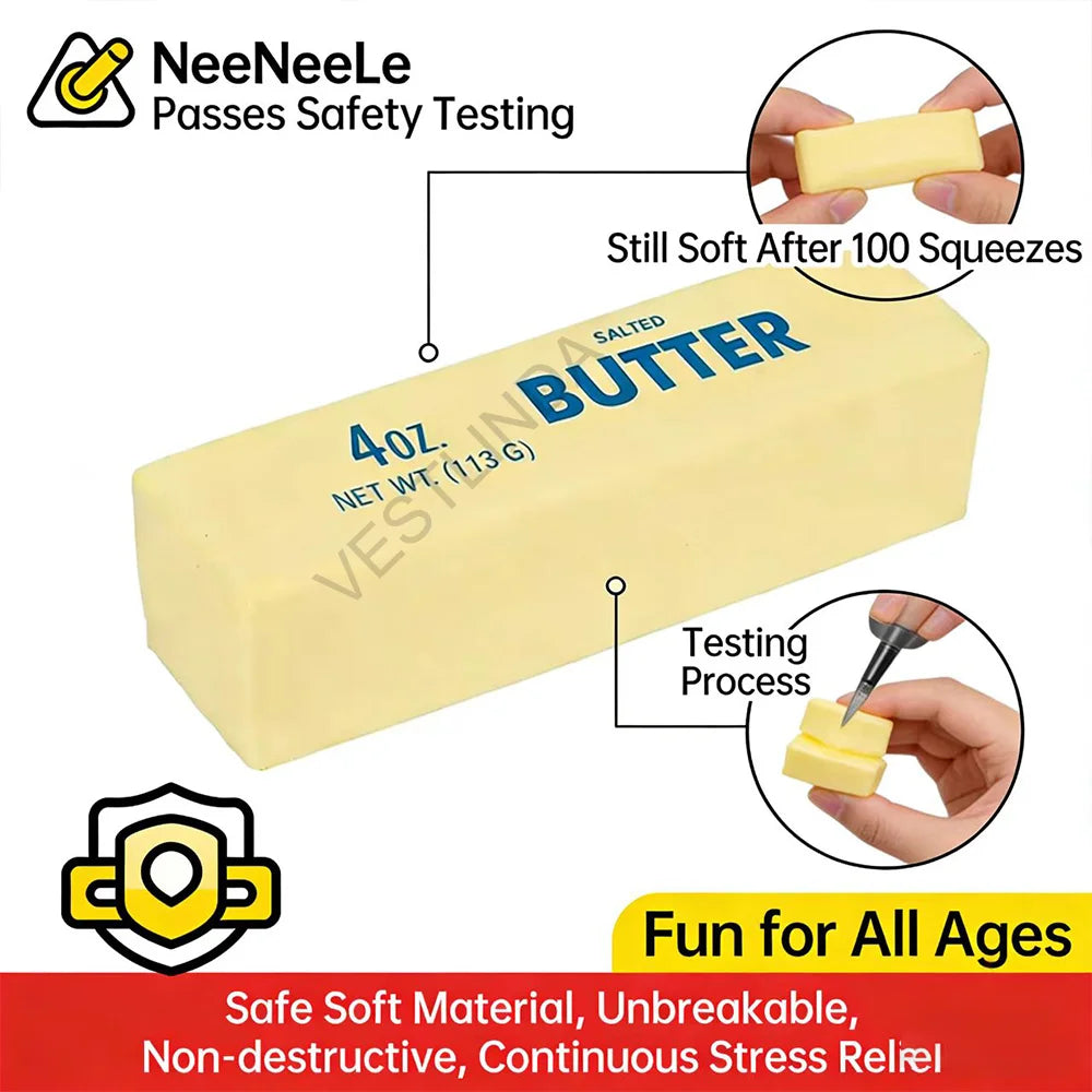 1/2PCS Butter Stick Decompression Toy Soft Squeeze Knead Slow Rebound Sensory Anti-stress Improve Concentration Office Pinch Toy