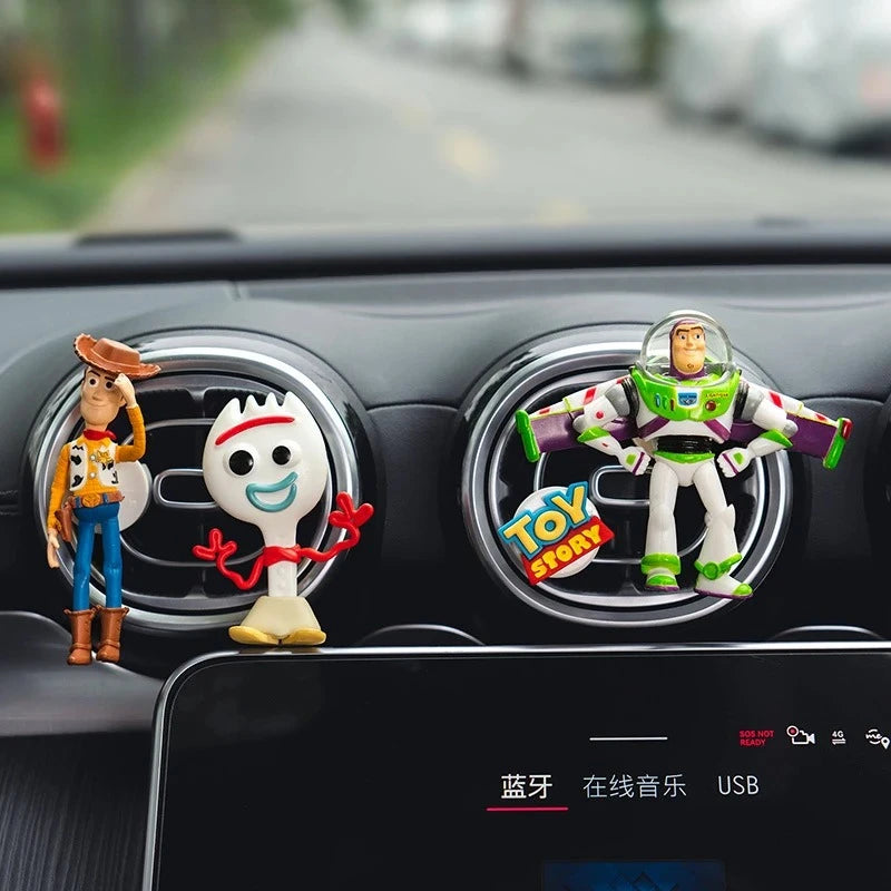 Toy Story Woody Cartoon DSN Doll Car Air Freshener Aromatherapy Cute Car Air Vent Aromatherapy Car Decor Toy