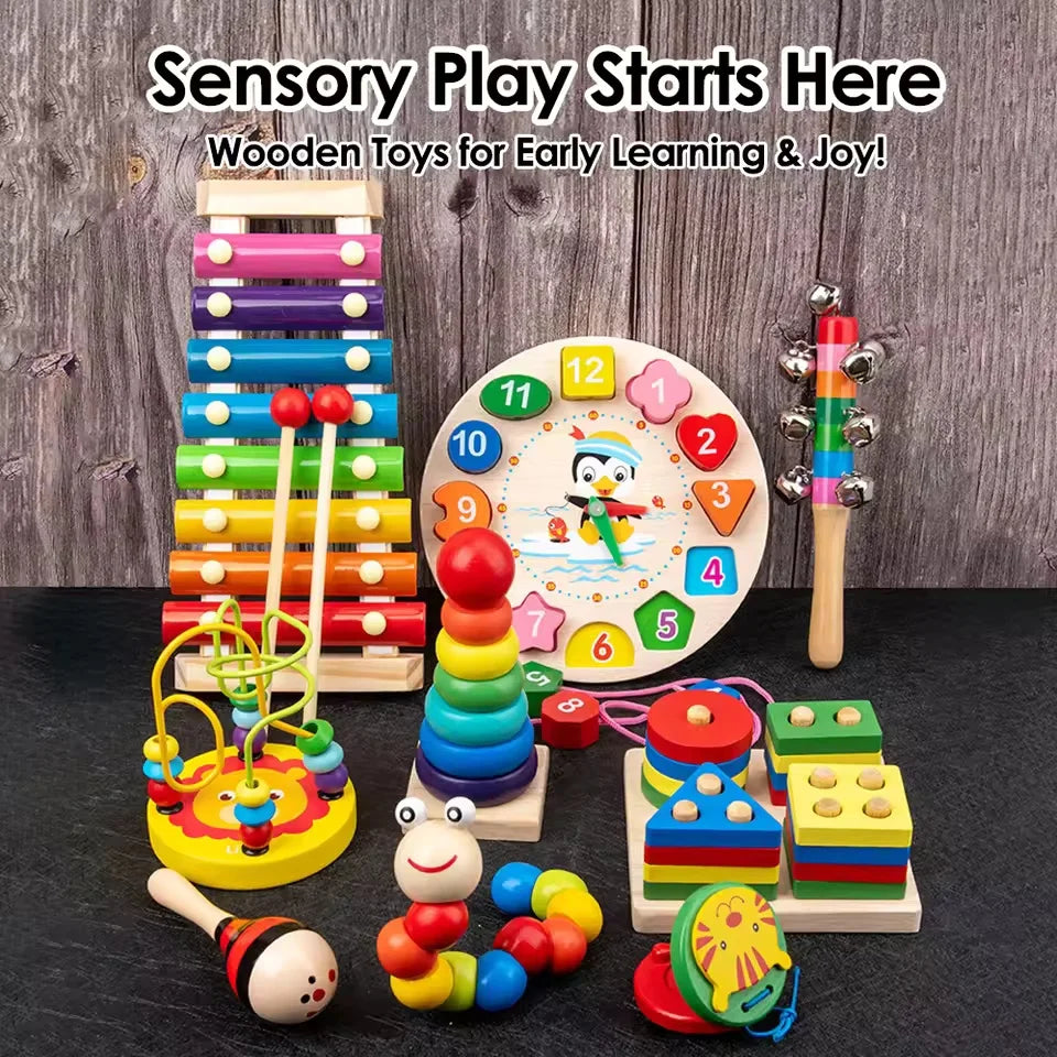 Educational Wooden Montessori Toys for Kids