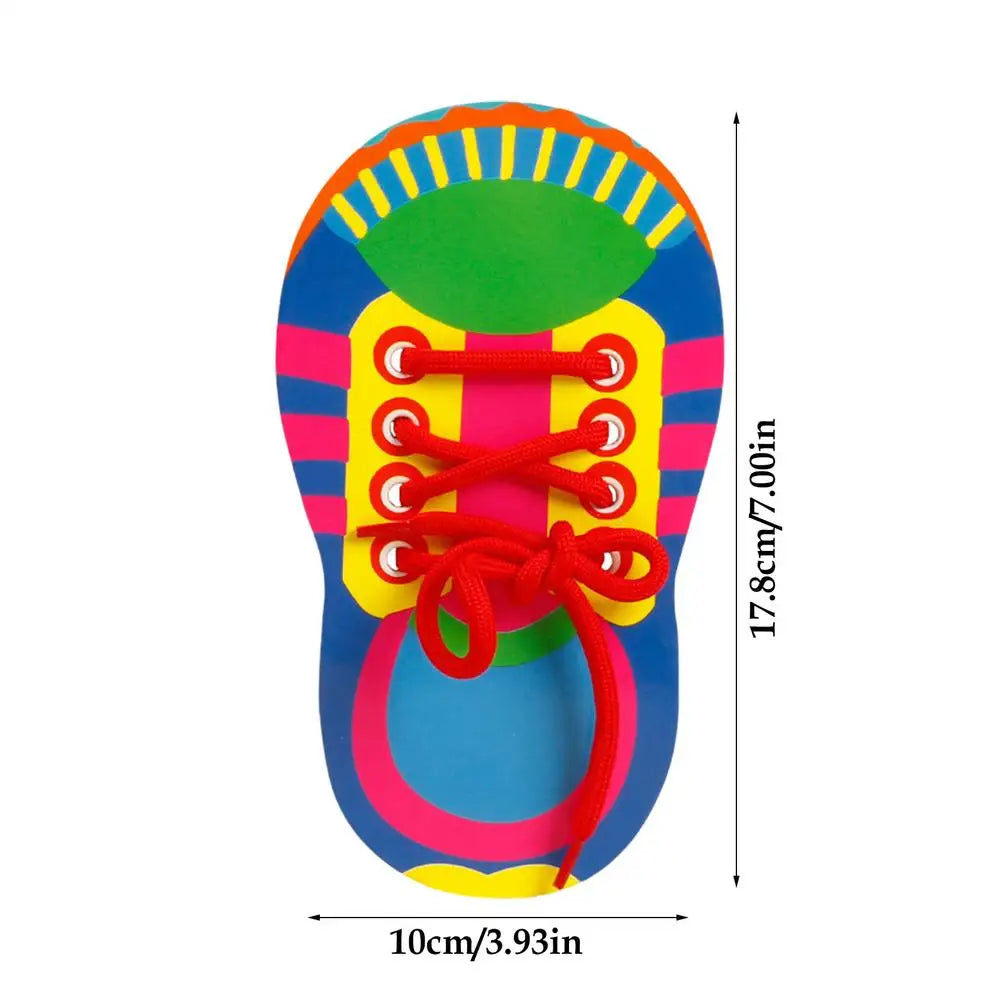 Learn To Tie Shoes For Kids Shoelace Threading Teaching Toy Learn To Tie Shoe For Kid Shoelace Threading Teaching Toys
