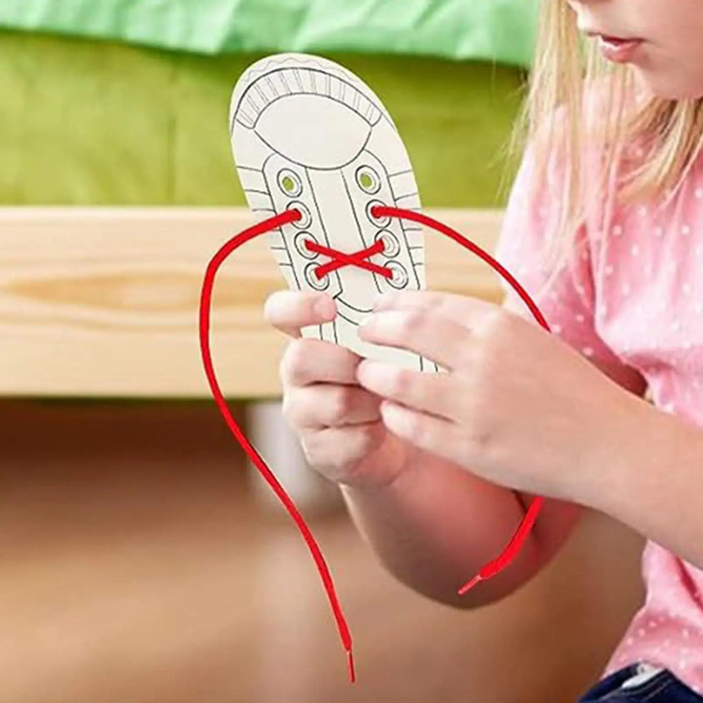 Learn To Tie Shoes For Kids Shoelace Threading Teaching Toy Learn To Tie Shoe For Kid Shoelace Threading Teaching Toys