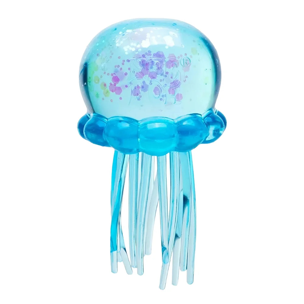 Trending Jellyfish Cube Squish Toy Soft Jelly Squeeze Stress Relief Fidget Sensory NeeDoh for Kids Adults