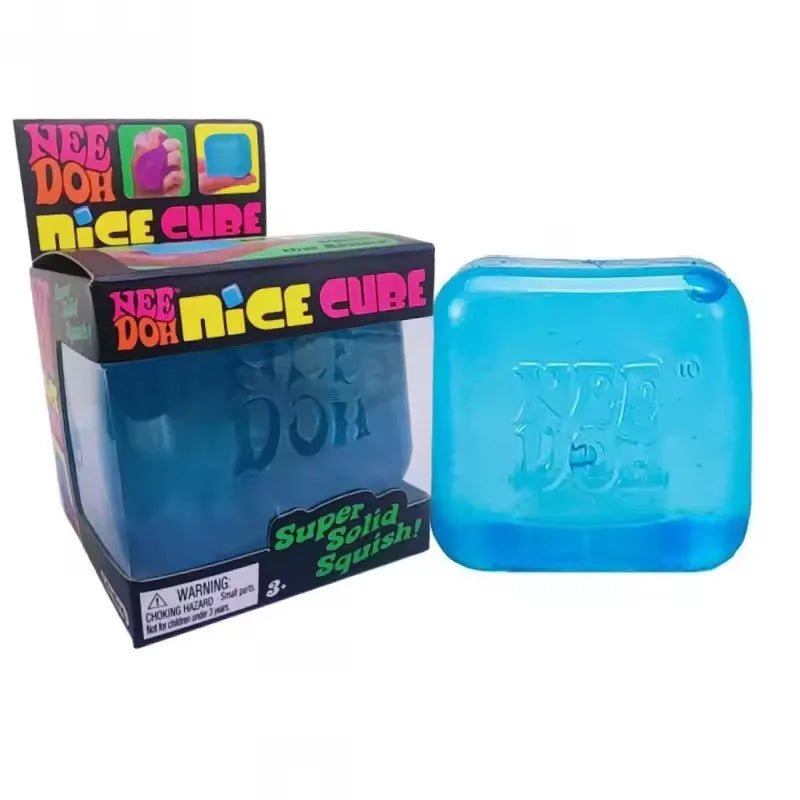 Trending Jellyfish Cube Squish Toy Soft Jelly Squeeze Stress Relief Fidget Sensory NeeDoh for Kids Adults