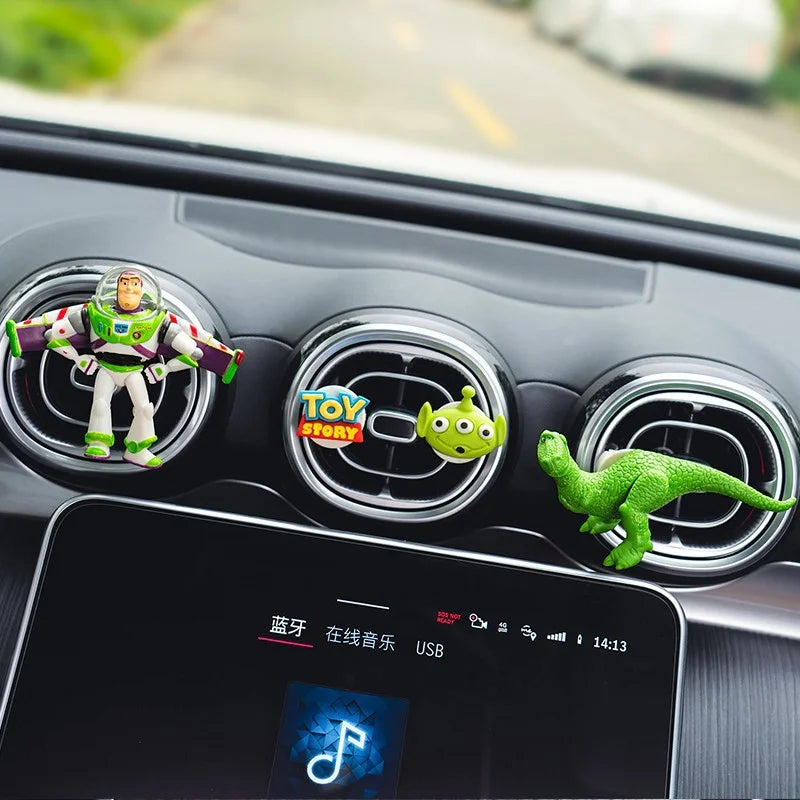 Toy Story Woody Cartoon DSN Doll Car Air Freshener Aromatherapy Cute Car Air Vent Aromatherapy Car Decor Toy