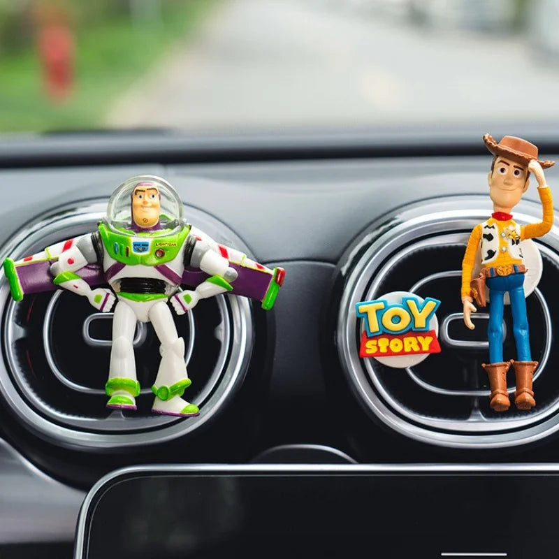 Toy Story Woody Cartoon DSN Doll Car Air Freshener Aromatherapy Cute Car Air Vent Aromatherapy Car Decor Toy