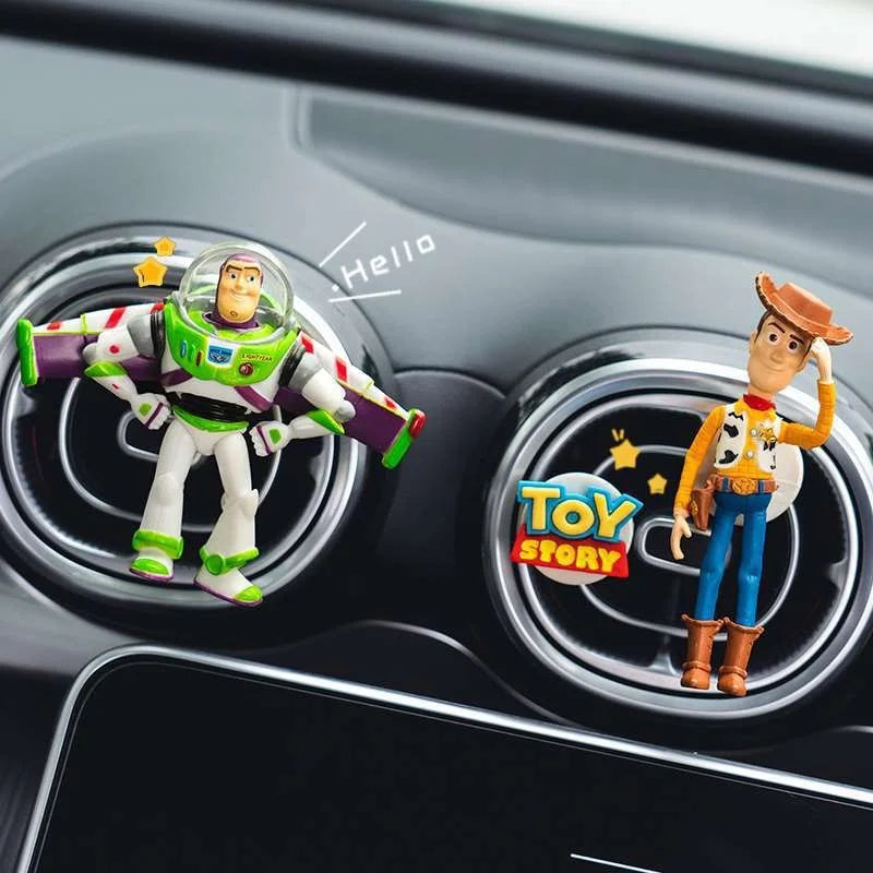 Toy Story Woody Cartoon DSN Doll Car Air Freshener Aromatherapy Cute Car Air Vent Aromatherapy Car Decor Toy