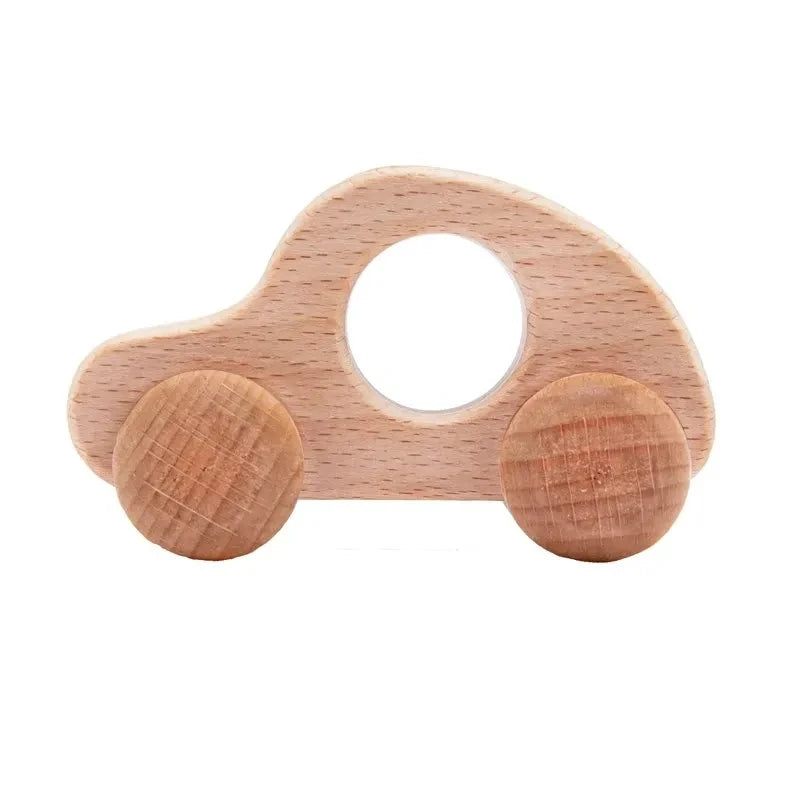 Wooden Montessori Toys Animal Block Train