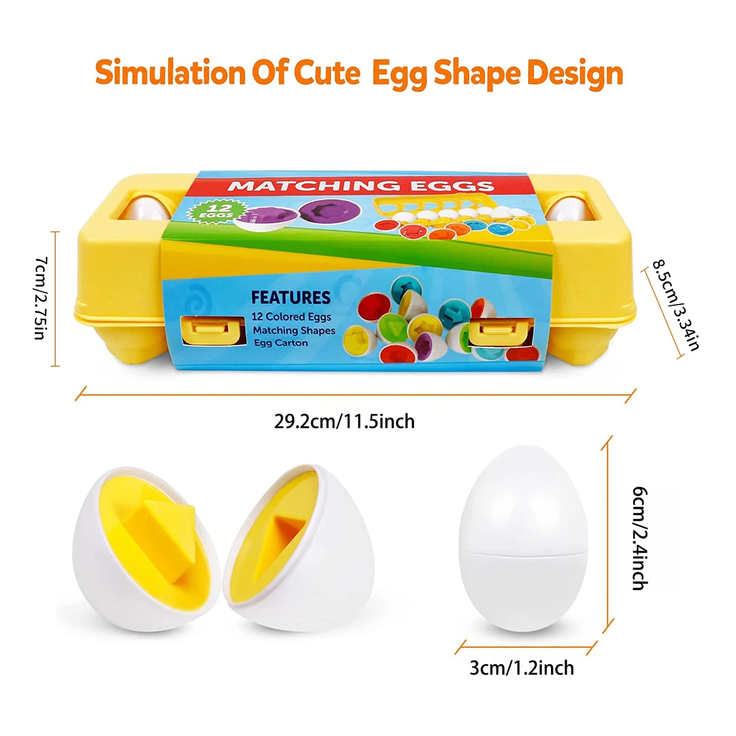 Montessori Kids Shape Matching Egg Baby Toys Color Digital Number Dinosaur Matching Eggs Early Learning Educational Children Toy