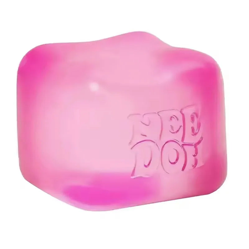 Trending Jellyfish Cube Squish Toy Soft Jelly Squeeze Stress Relief Fidget Sensory NeeDoh for Kids Adults
