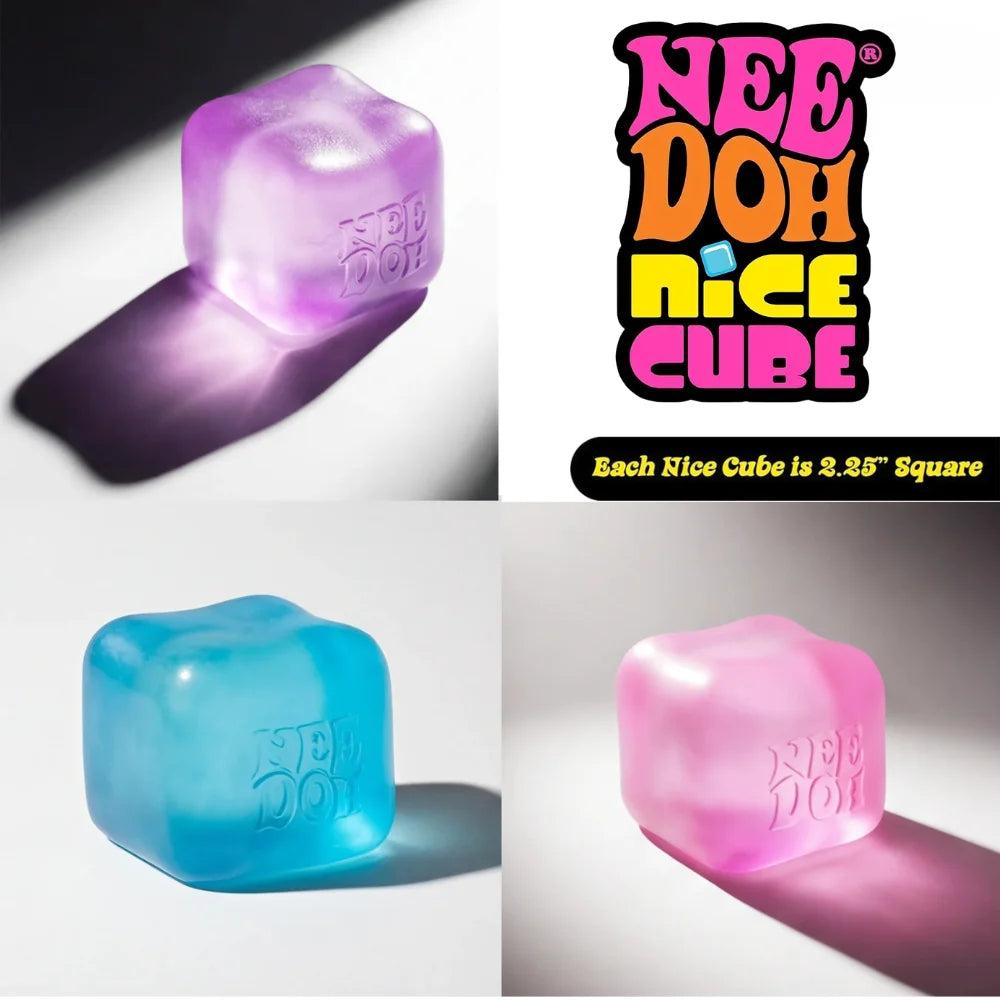 Trending Jellyfish Cube Squish Toy Soft Jelly Squeeze Stress Relief Fidget Sensory NeeDoh for Kids Adults